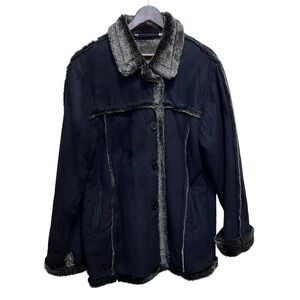 𝅺FAIRWEATHER Faux Suede  Jacket